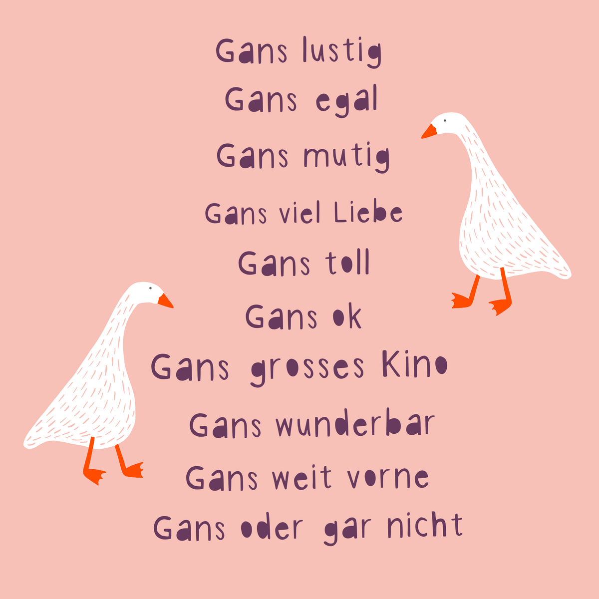 Gans viele Sprüche Gratis Plottfile {akkolade.studio}