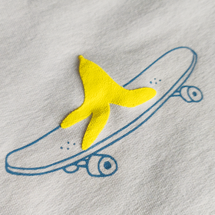 Digitale Vorlage Bananenschale