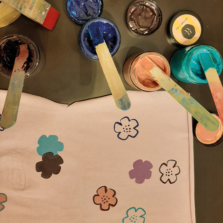 Digitale Vorlage 3 Blumen