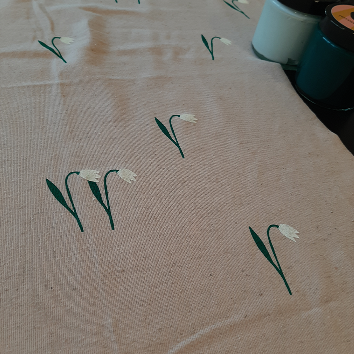 Digitale Vorlage Schneeglöckchen