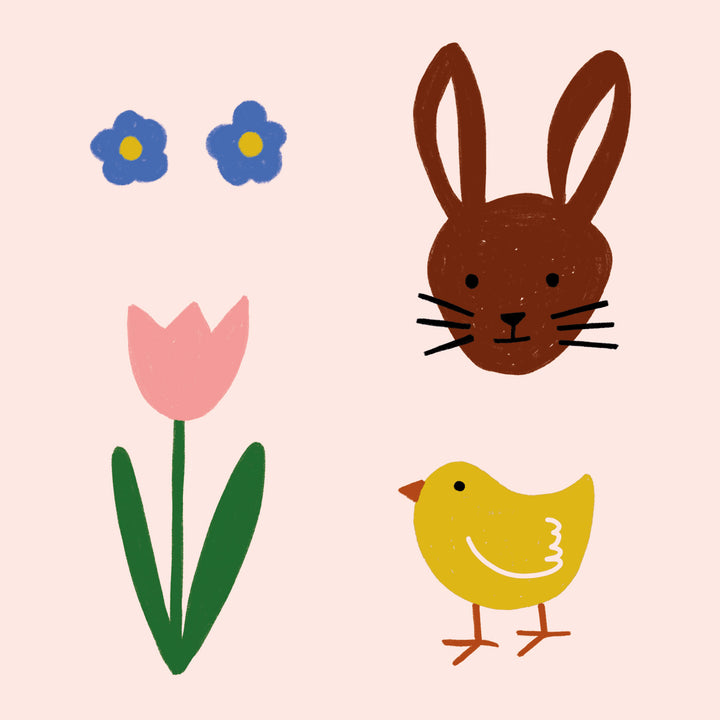 Digitale Vorlage Ostern