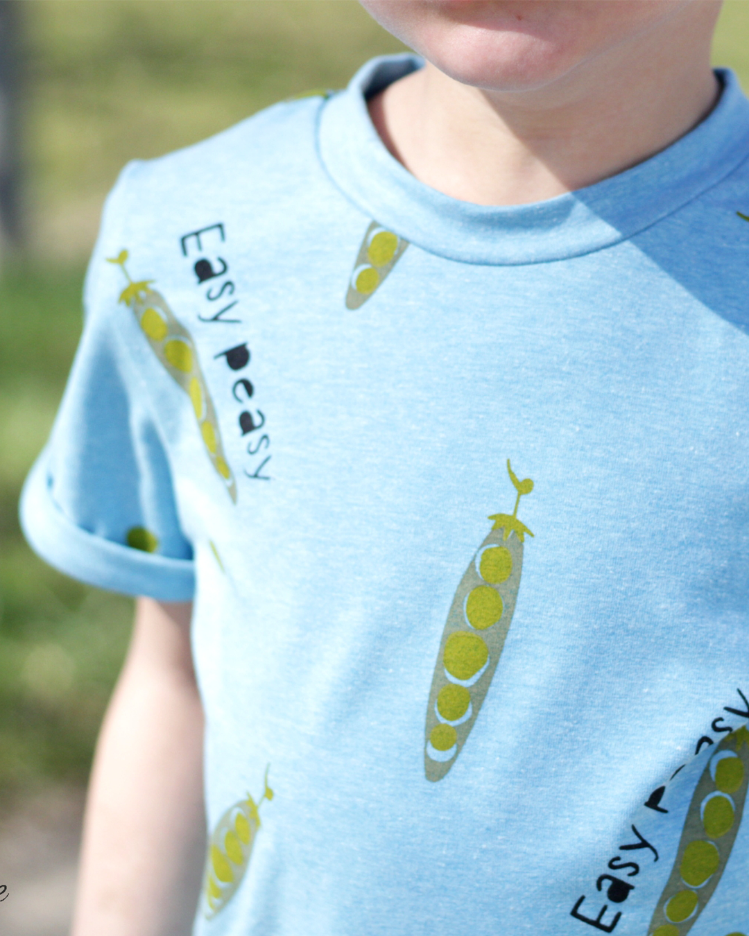 Digitale Vorlage Erbse