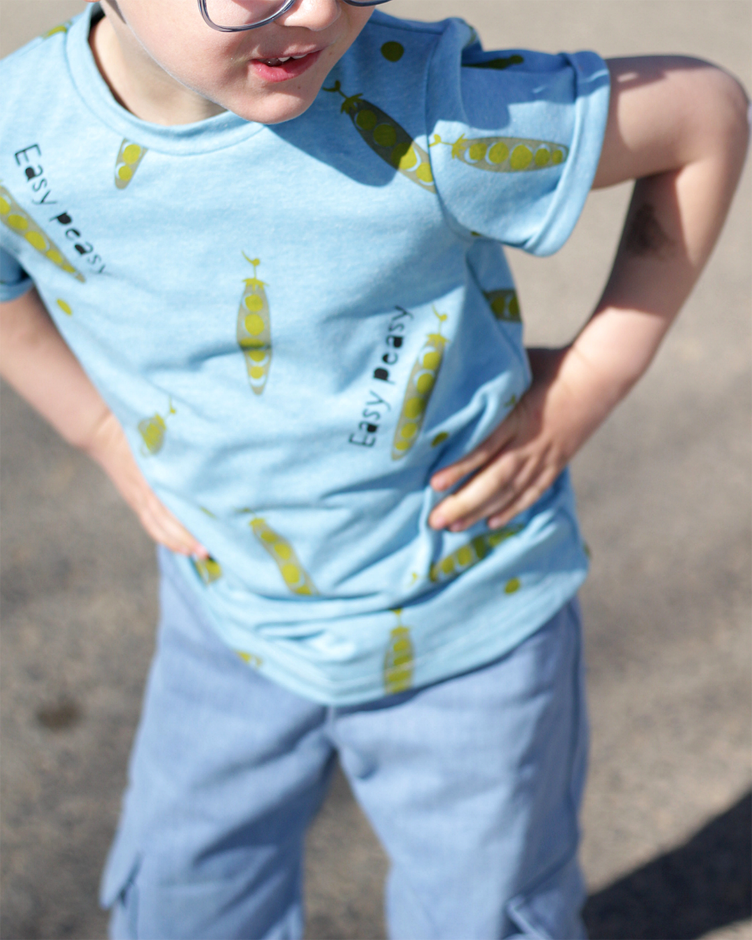 Digitale Vorlage Erbse