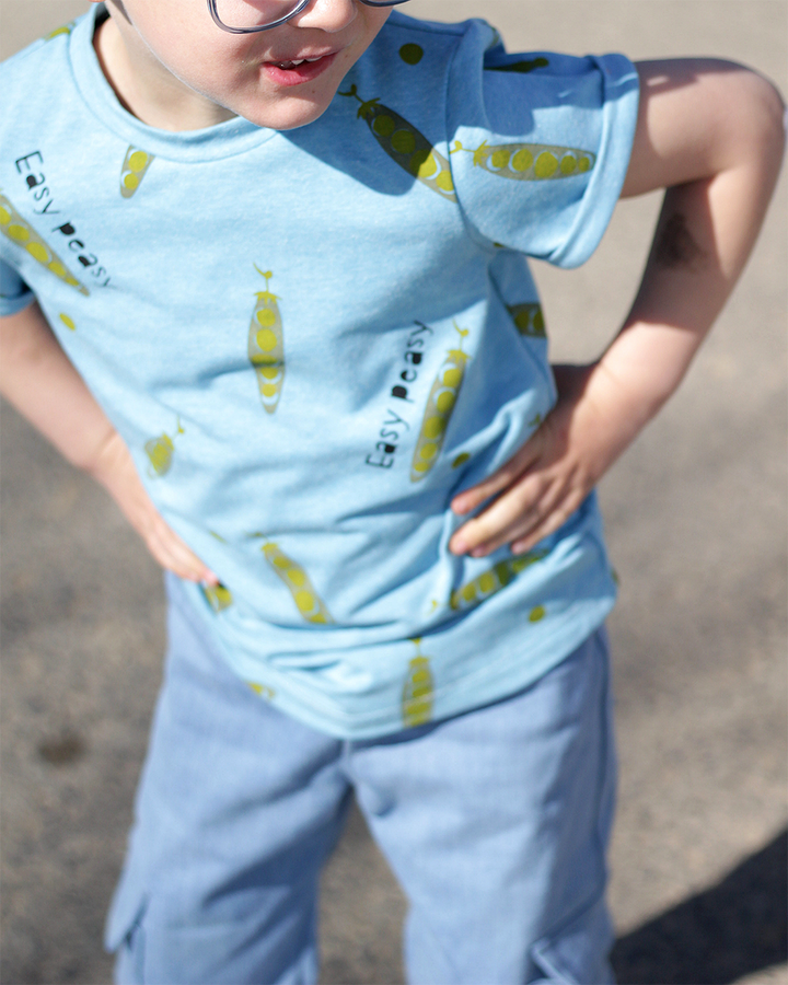 Digitale Vorlage Erbse