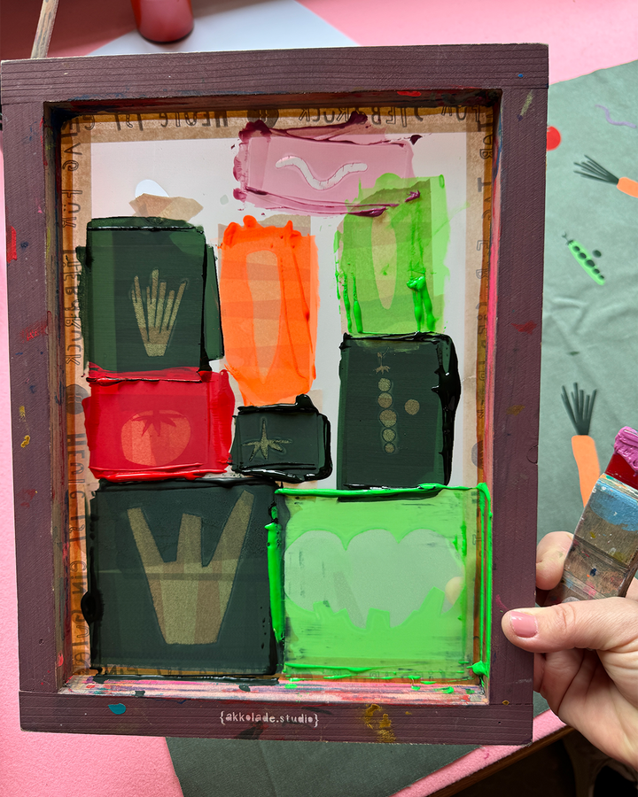 Digitale Vorlage Brokkoli