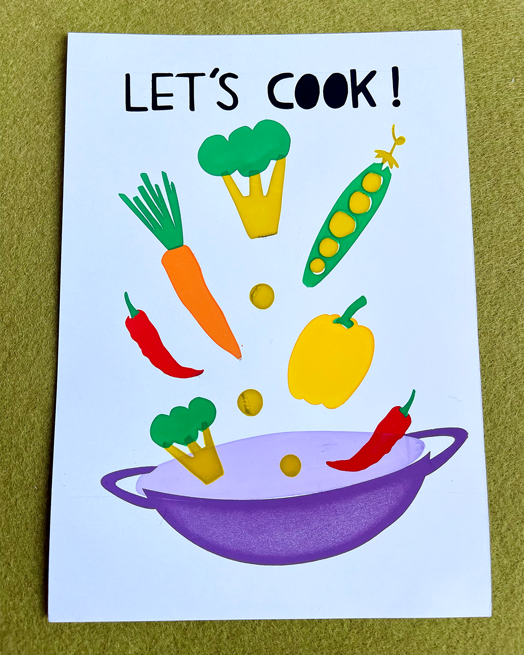 Digitale Vorlage Erbse