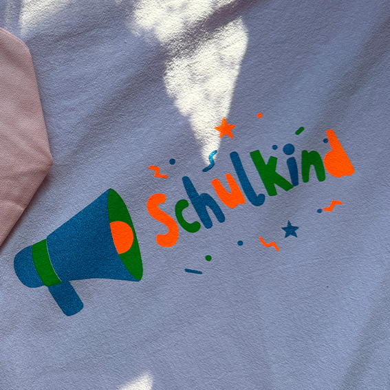 Digitale Vorlage Schulkind