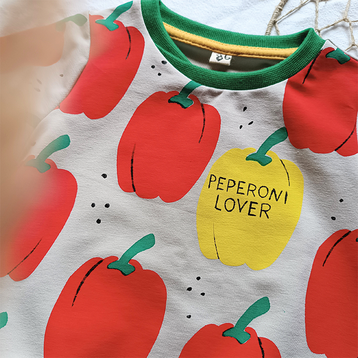 Digitale Vorlage Paprika