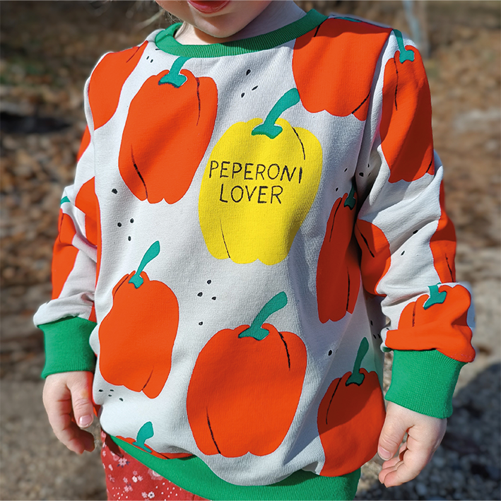 Digitale Vorlage Paprika