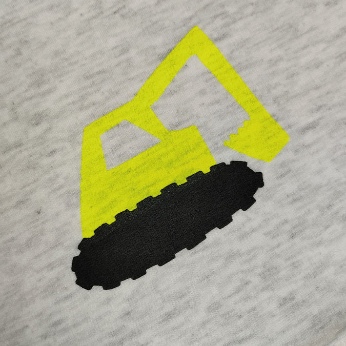 Digitale Vorlage Baustellenfahrzeuge