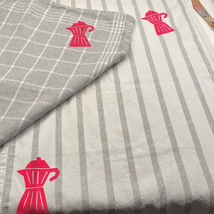 Digitale Vorlage Kaffeekanne