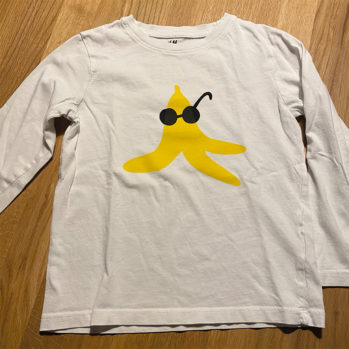 Digitale Vorlage Bananenschale