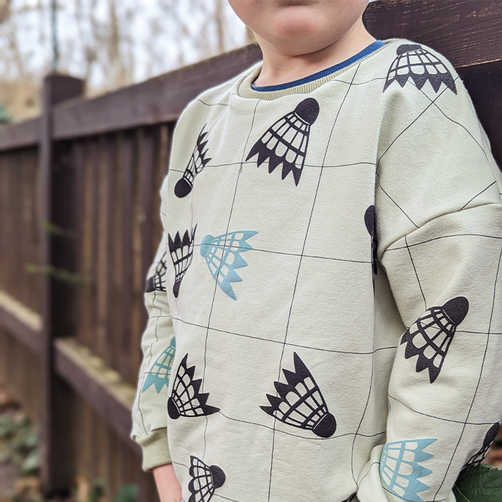 Digitale Vorlage Federball