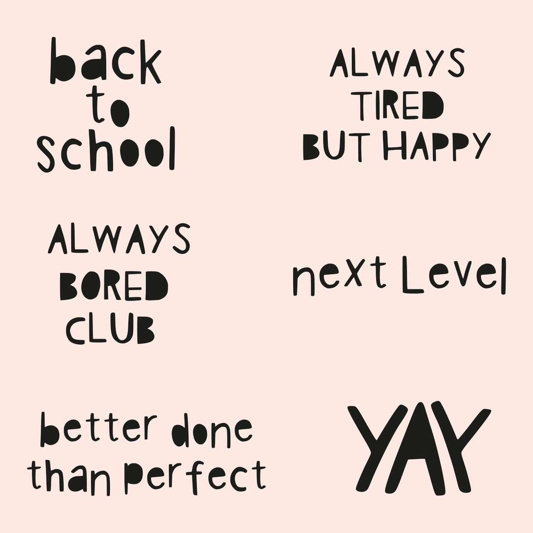 Digitale Vorlage  Back to School