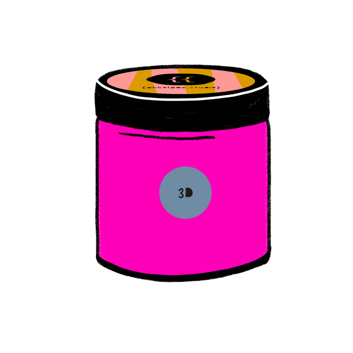 3D Neon Pink