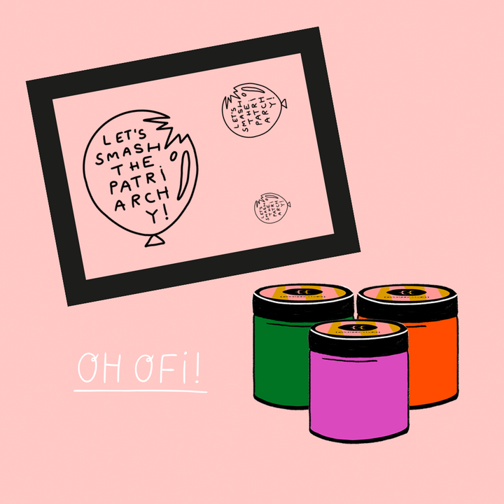 Farbset und fertiges Sieb / Akkolade x OH.OFI