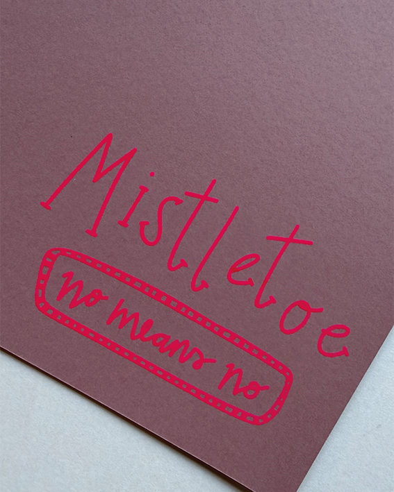 4 feministische X-MAS Sprüche und Stempelvorlage