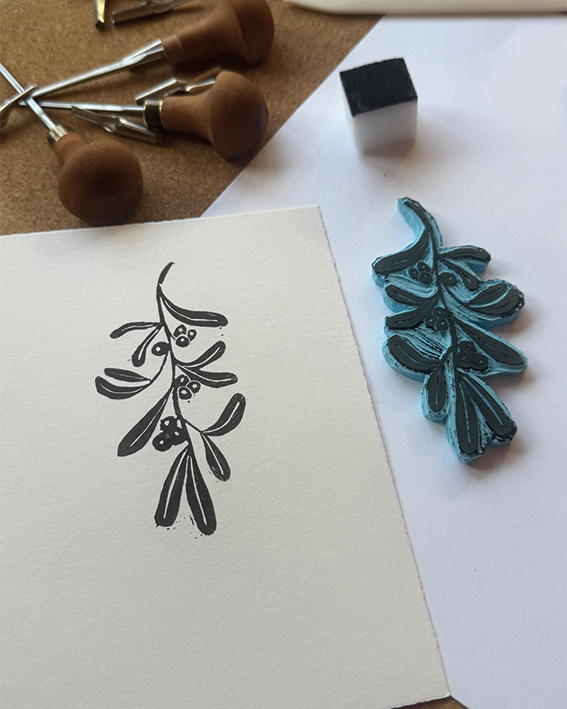 4 feministische X-MAS Sprüche und Stempelvorlage