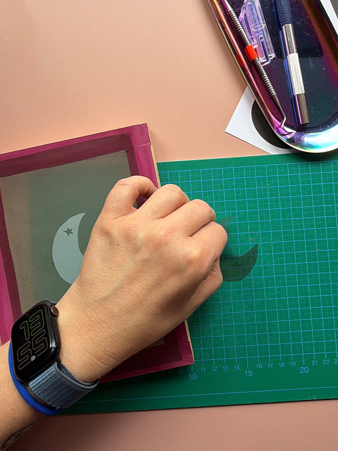 Transparente Vinylfolie für Siebdruck