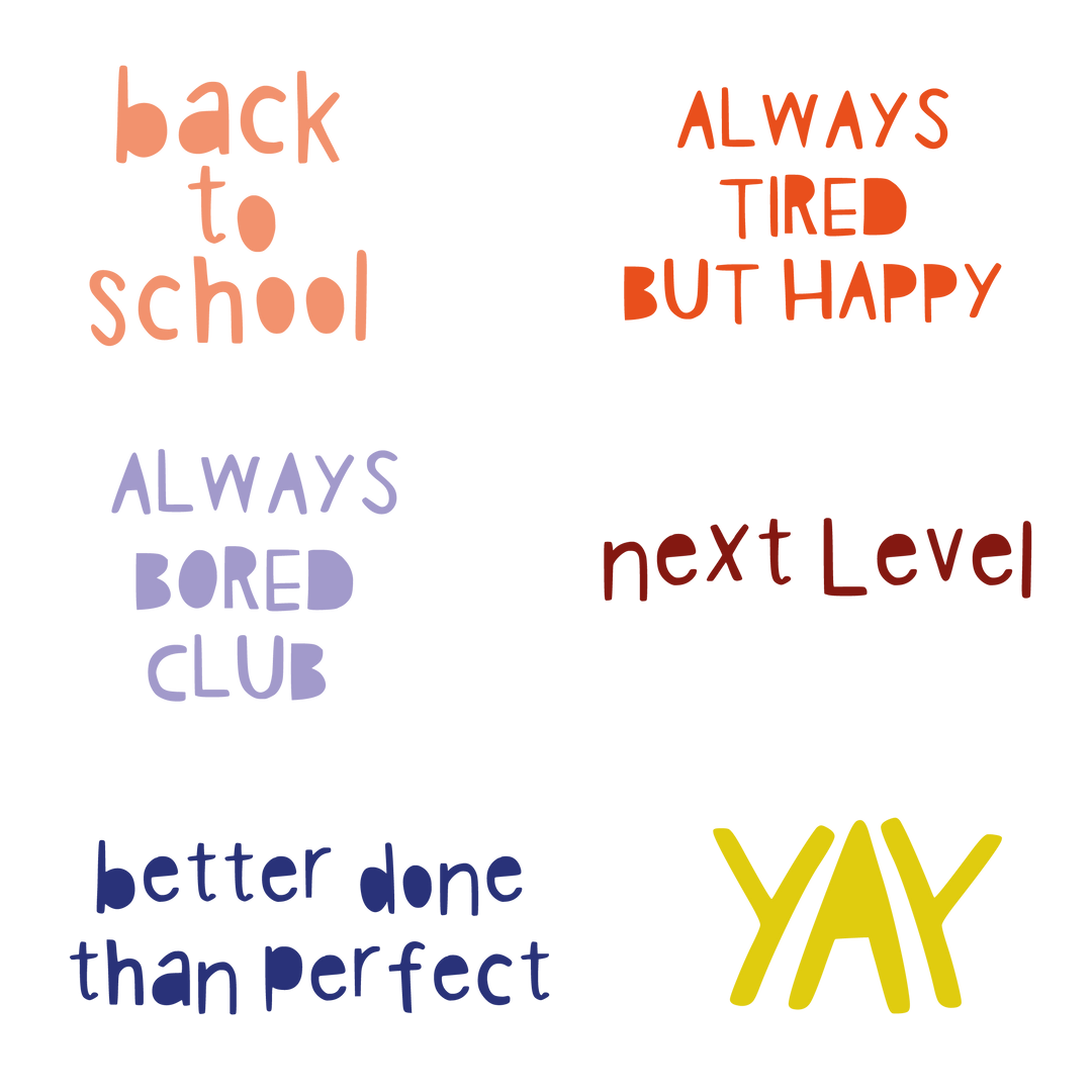 Digitale Vorlage  Back to School