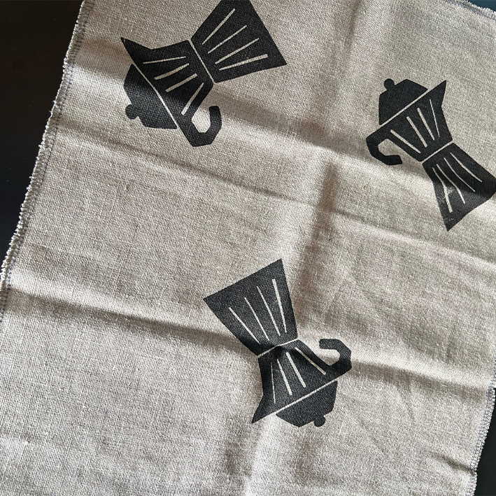 Digitale Vorlage Kaffeekanne