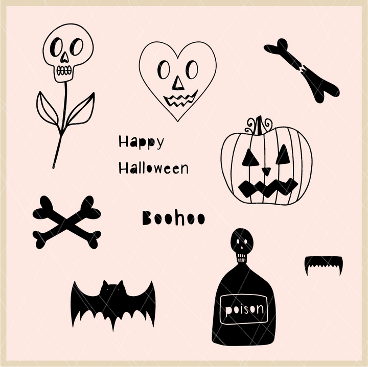 Digitale Vorlage Halloween