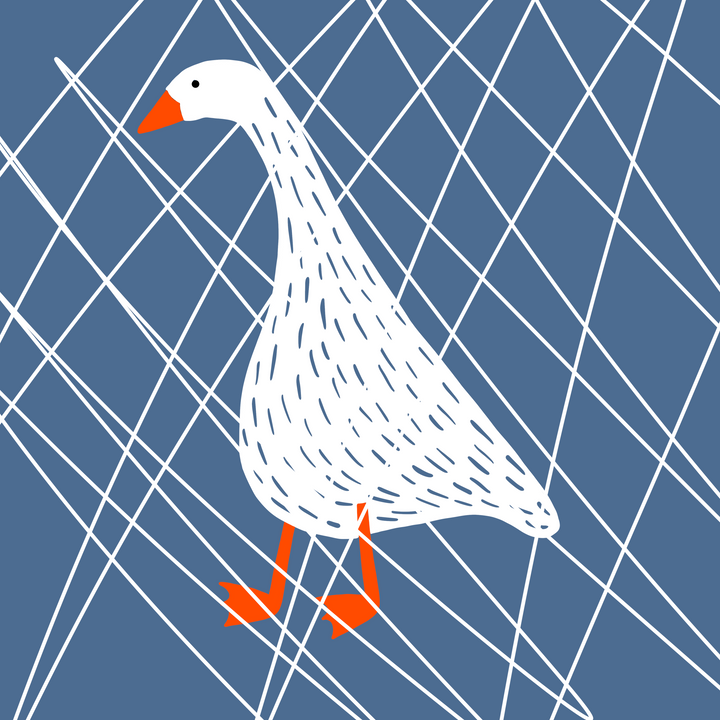 Digitale Vorlage Gans