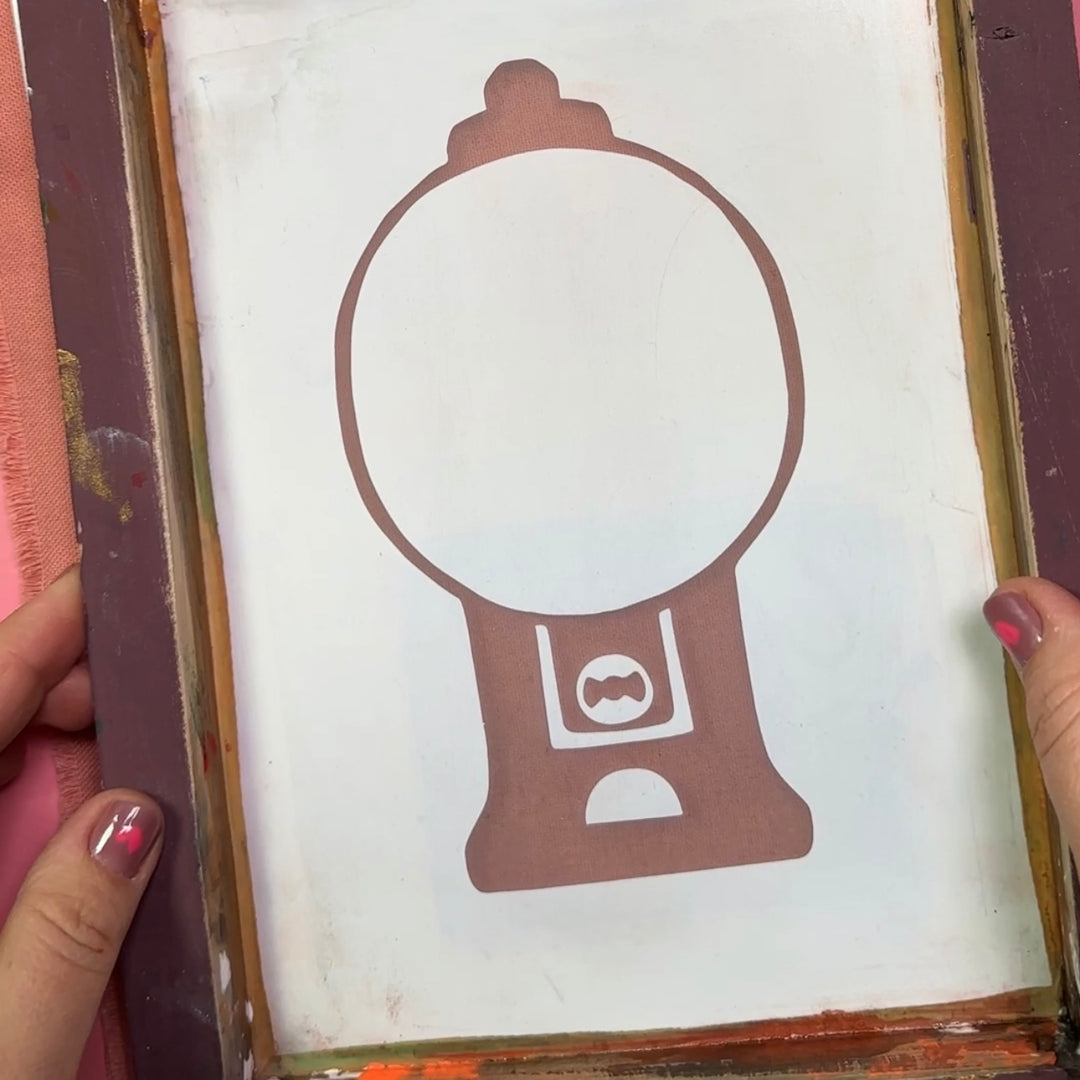 Digitale Vorlage Kaugummi