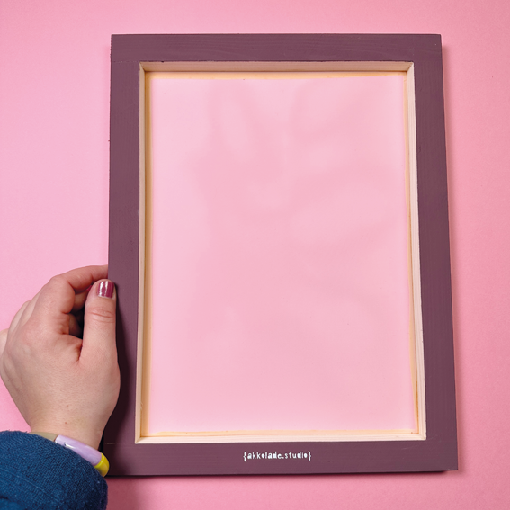 Siebdruckrahmen L für Textil- &amp; Papierdruck