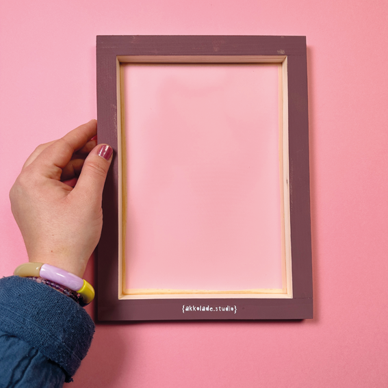 Siebdruckrahmen M für Textil- &amp; Papierdruck