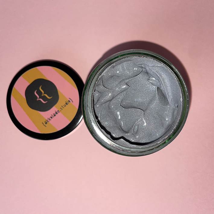 Reflektierende Siebdruckfarbe im Glas