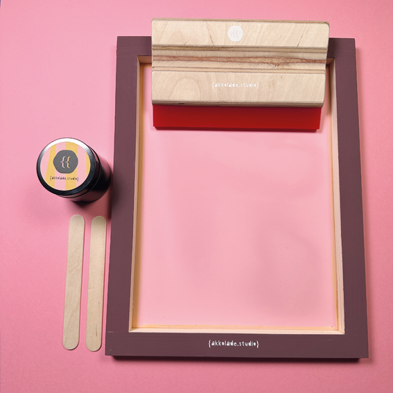 Starter Set L für nachhaltigen Siebdruck – Komplettset mit umweltfreundlichen Materialien