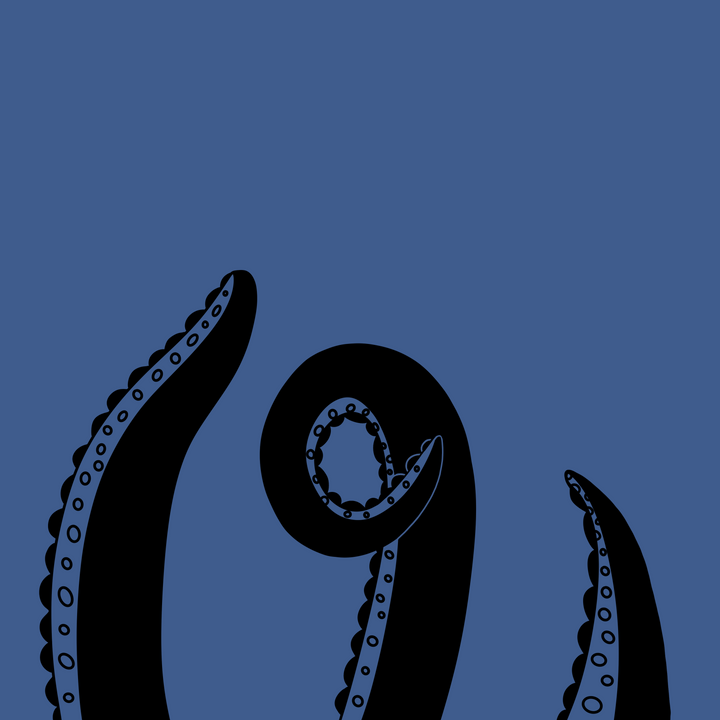 Digitale Vorlage Tentakel