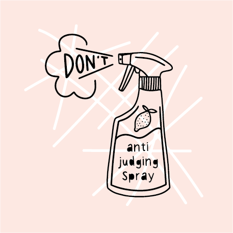 Digitale Vorlage Judging Spray