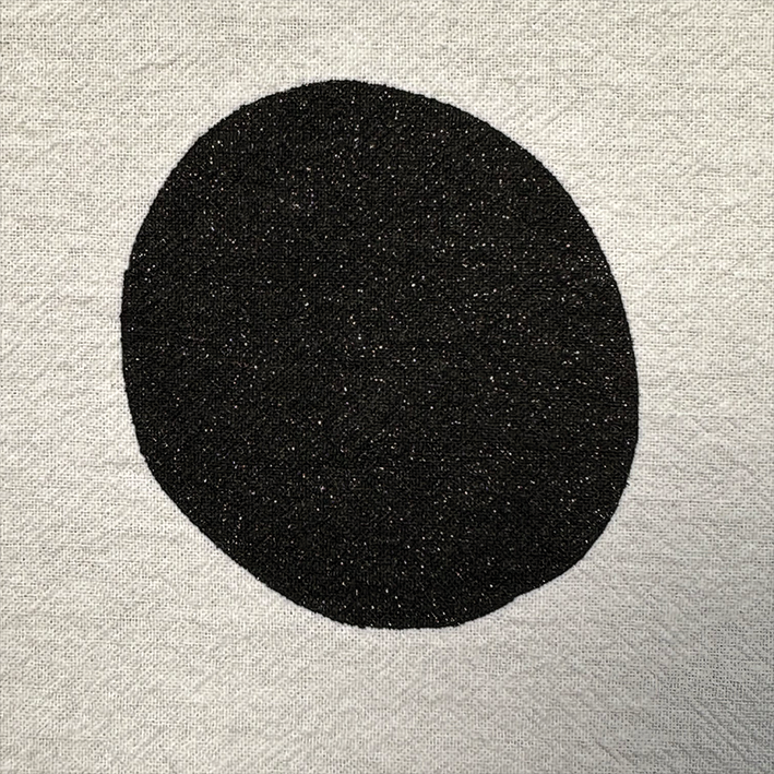 Schwarz Glitzer